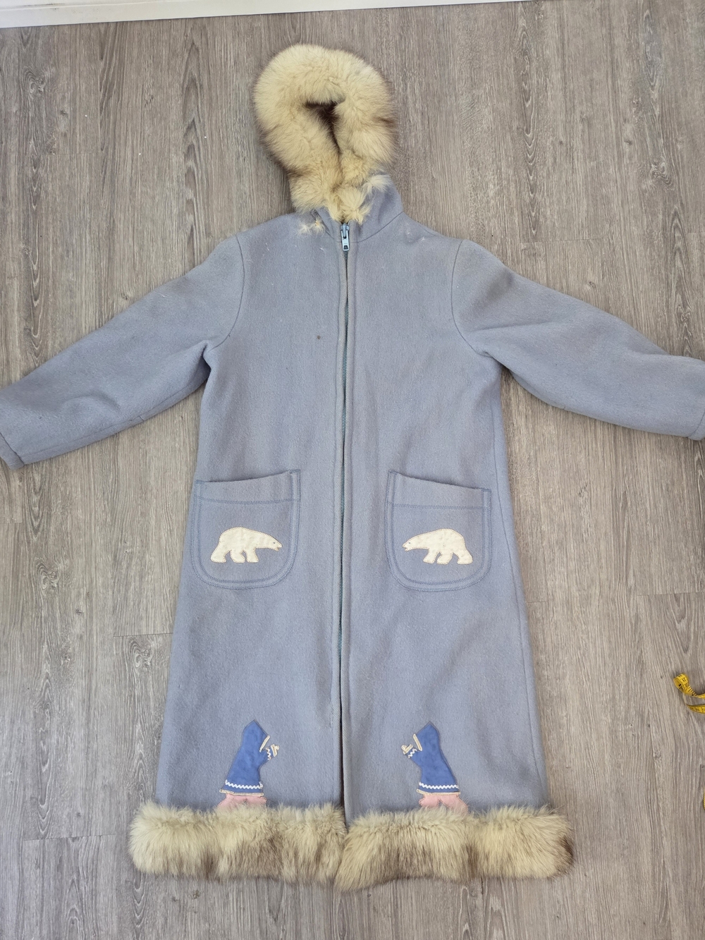 Light Blue Winter Coat